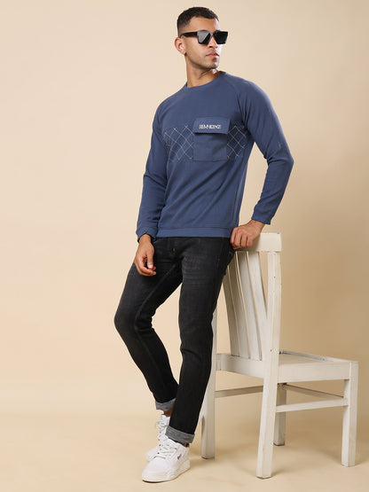 Stylox Men’s Round Neck Full Sleeve Sweatshirt – Classic Fit, Soft Fabric &amp; Cozy Winter Wear