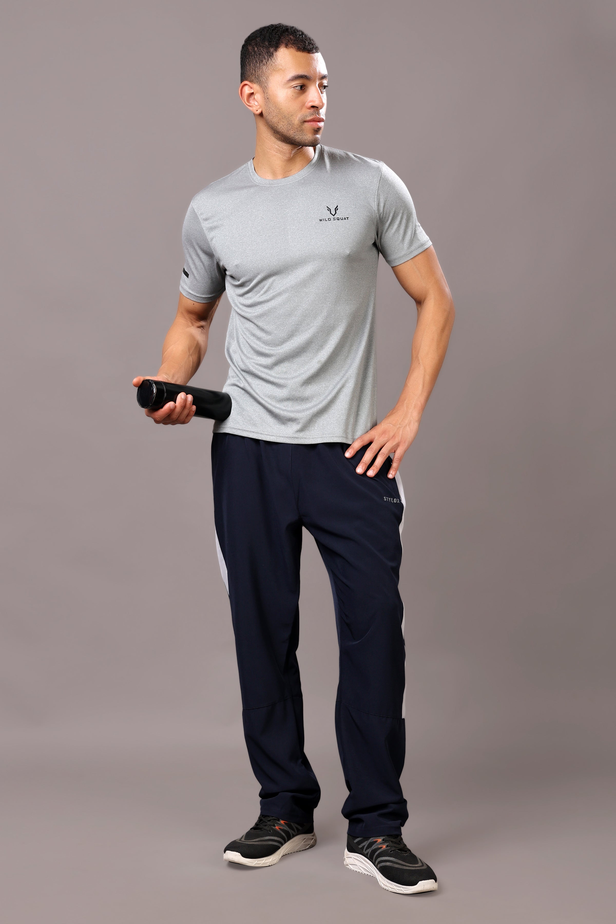 Stylox Classic Men’s Trackpants with Elastic Waist & Side Pocket