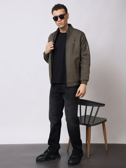 Stylox Men’s High-Neck Winter Jacket – Lightweight Windcheater with Warm Lining &amp; Full-Zip Closure