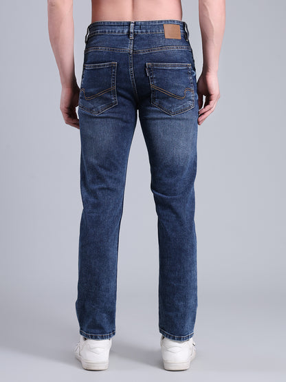 Stylox Men’s Comfort Fit Solid Jeans | Premium Stretchable Plain Denim Jeans for Men | Casual Mid-Rise Jeans