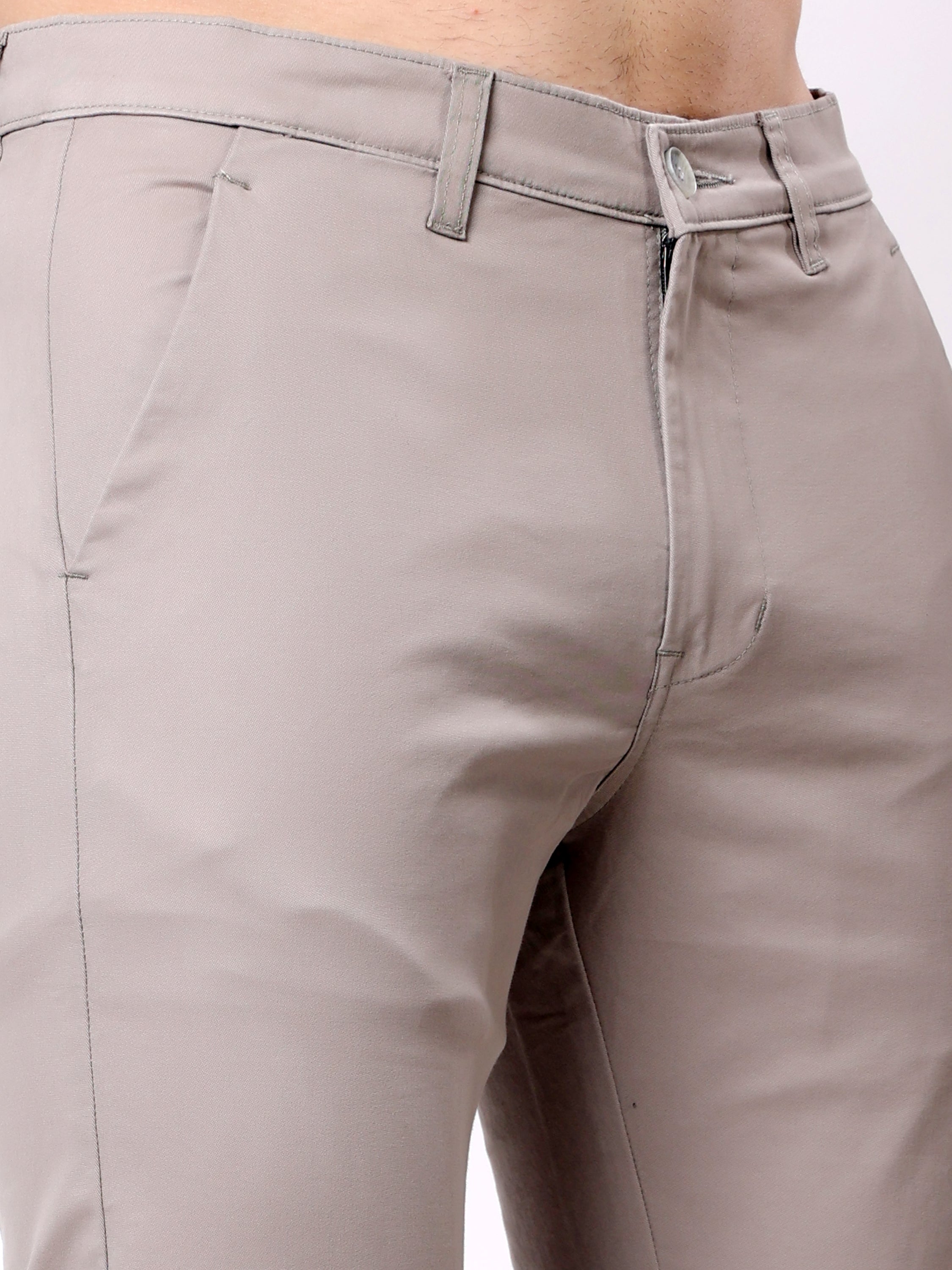 Stylox Men’s Straight Fit Non-Stretch Casual Chinos Trousers - Stylox