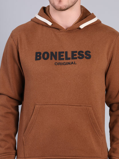 Stylox Men’s Winter Hooded Sweatshirt | Printed Pullover Hoodie with Kangaroo Pocket | Warm Casual Wear