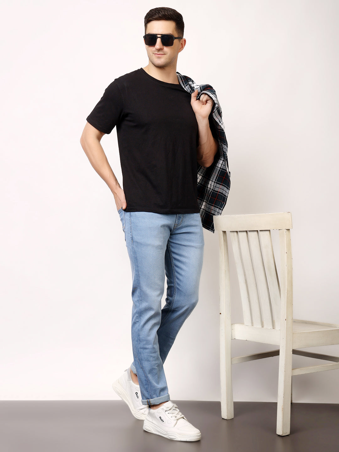 Stylox Redefined Slim Fit Solid Men’s Jeans – Stylish & Comfortable Everyday Wear - Stylox