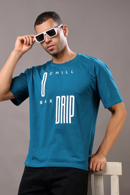 Stylox Men’s Oversized Graphic Printed Crew Neck Casual T-Shirt