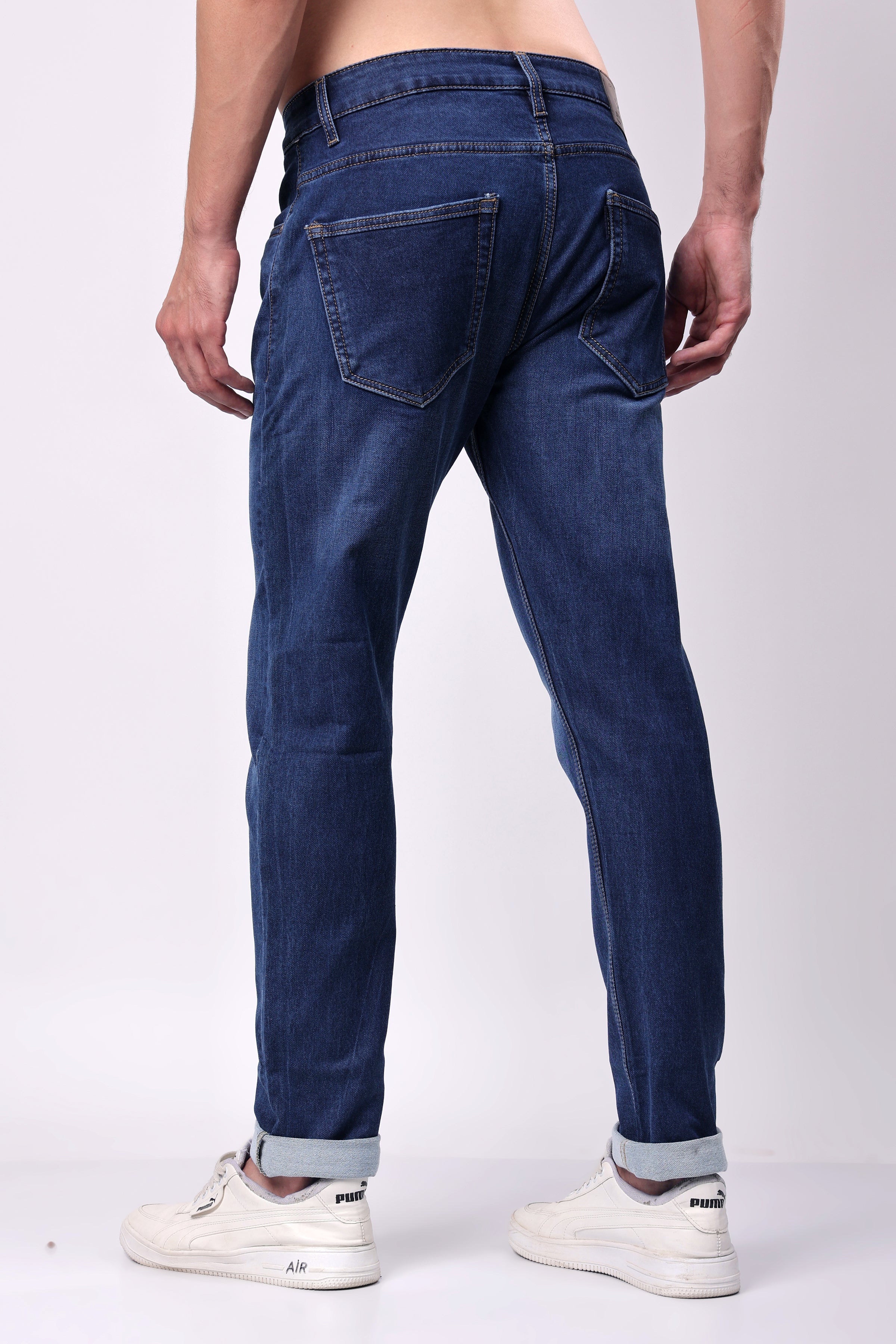 Stylox Men’s Slim Fit Blue Denim Jeans,  - 5110-11131 - Stylox