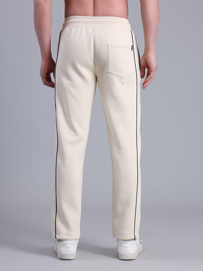 Stylox Men’s Solid Track Pants with Side Piping | Slim Fit Joggers for Gym, Sports &amp; Casual Wear