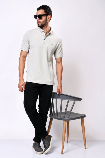 Stylox Solid Polo T-Shirt For Men