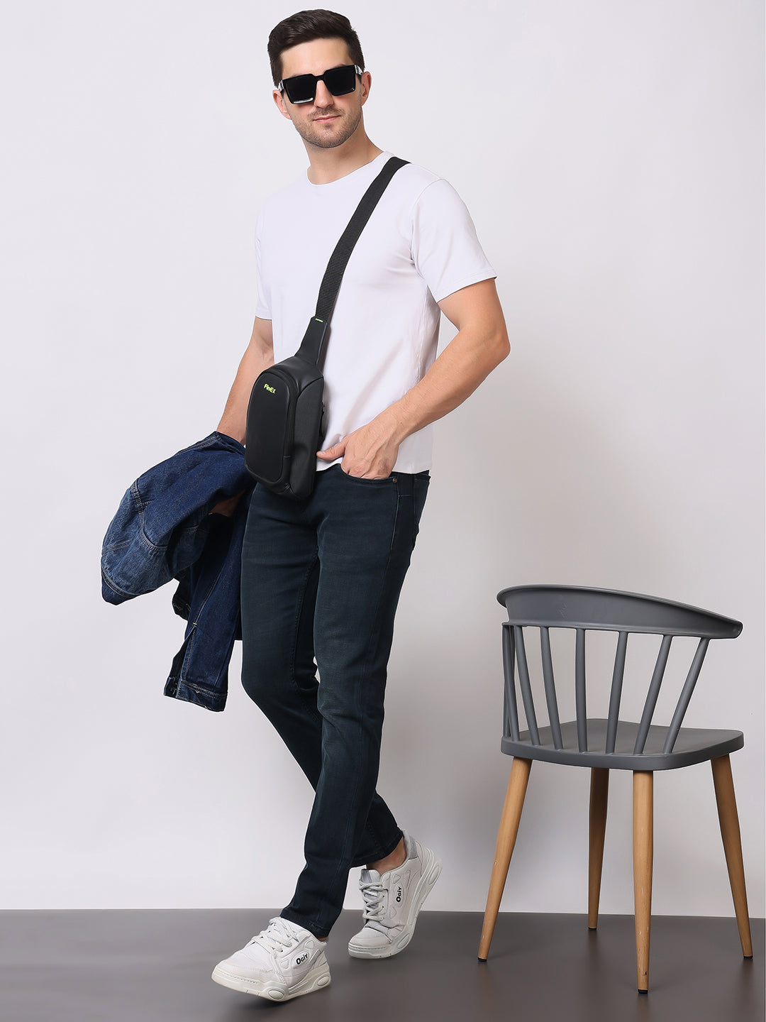 Stylox Men’s Slim Fit Solid Jeans | Stretchable Plain Denim Jeans for Men | Classic Mid-Rise Slim Fit Jeans