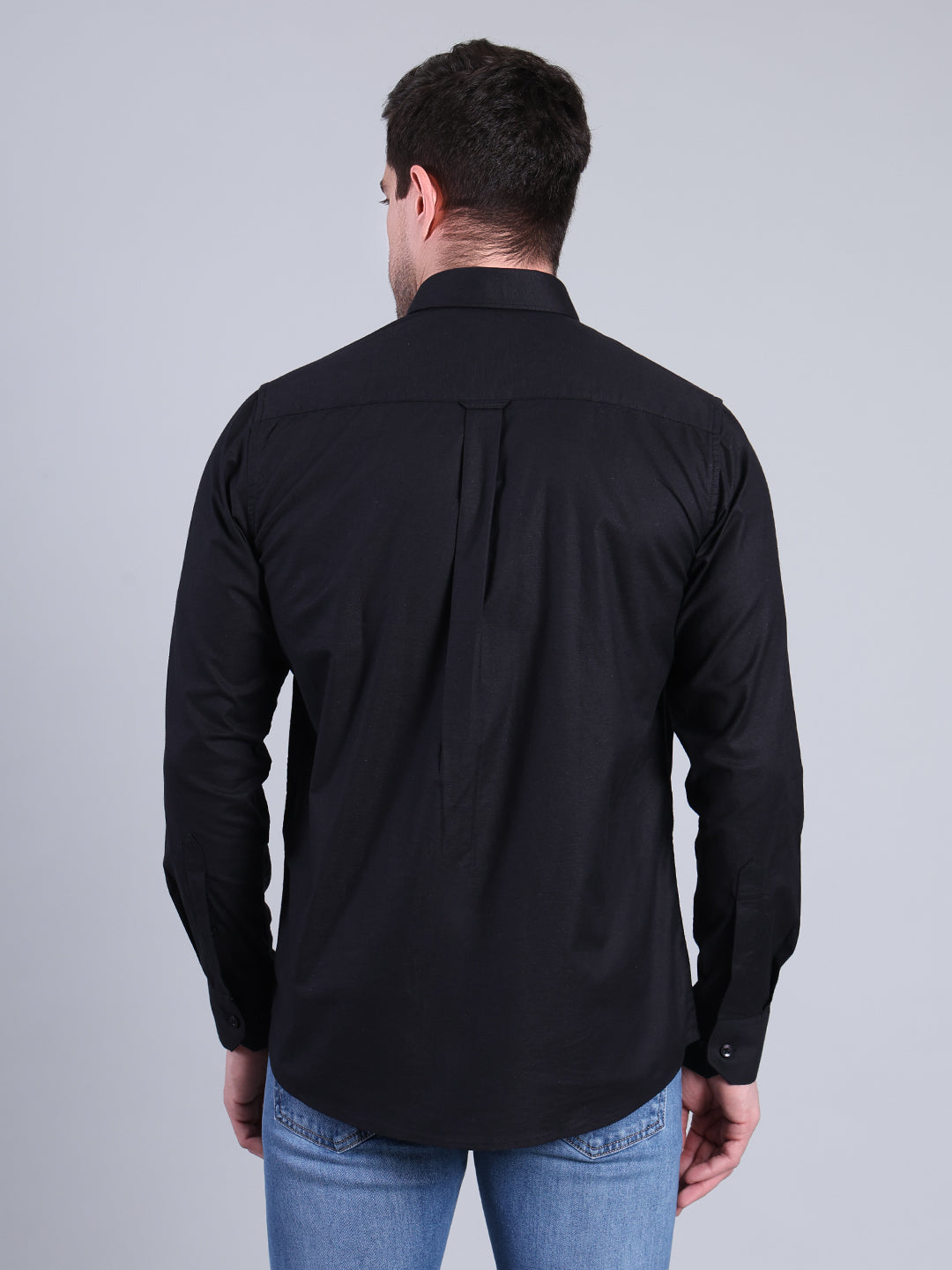 Stylox Men’s Solid Casual Shirt | Full Sleeve Regular Fit Shirt for Everyday Wear