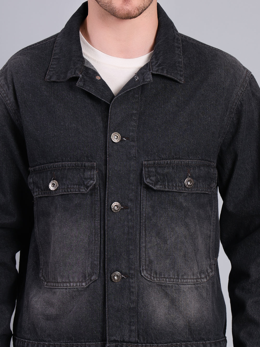 Stylox Men’s Denim Jacket | Premium Washed Denim | Casual & Winter Wear Jacket - Stylox