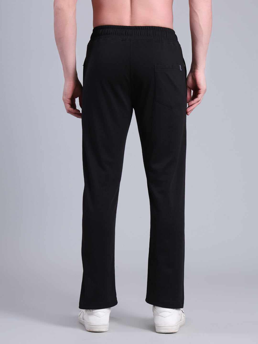 Stylox Men’s Slim Fit Stretchable Cotton Blend Trackpant with Elastic Waist & Drawstring