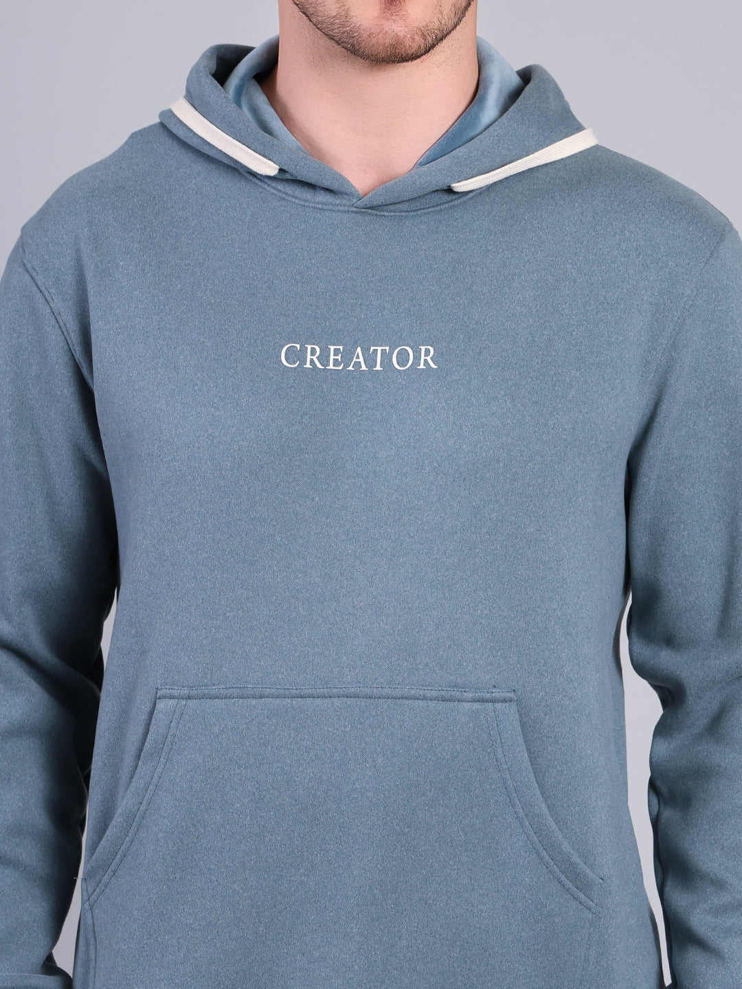 Stylox Men’s Winter Printed Hoodie | Pullover Sweatshirt with Kangaroo Pocket & Hood | Warm Casual Wear