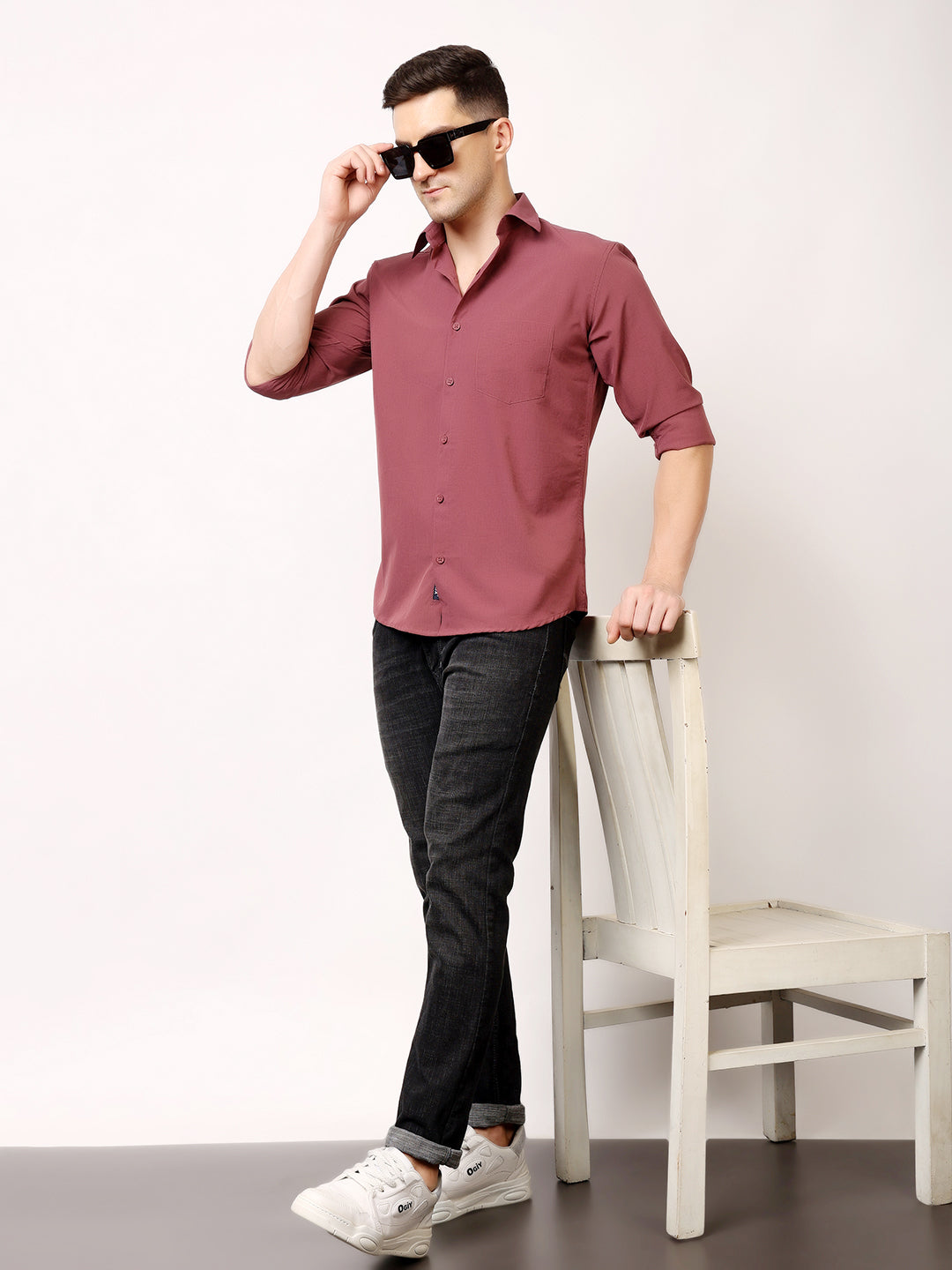 Stylox Men's Regular Fit Cotton Blend Shirt | Casual & Party Wear - Stylox