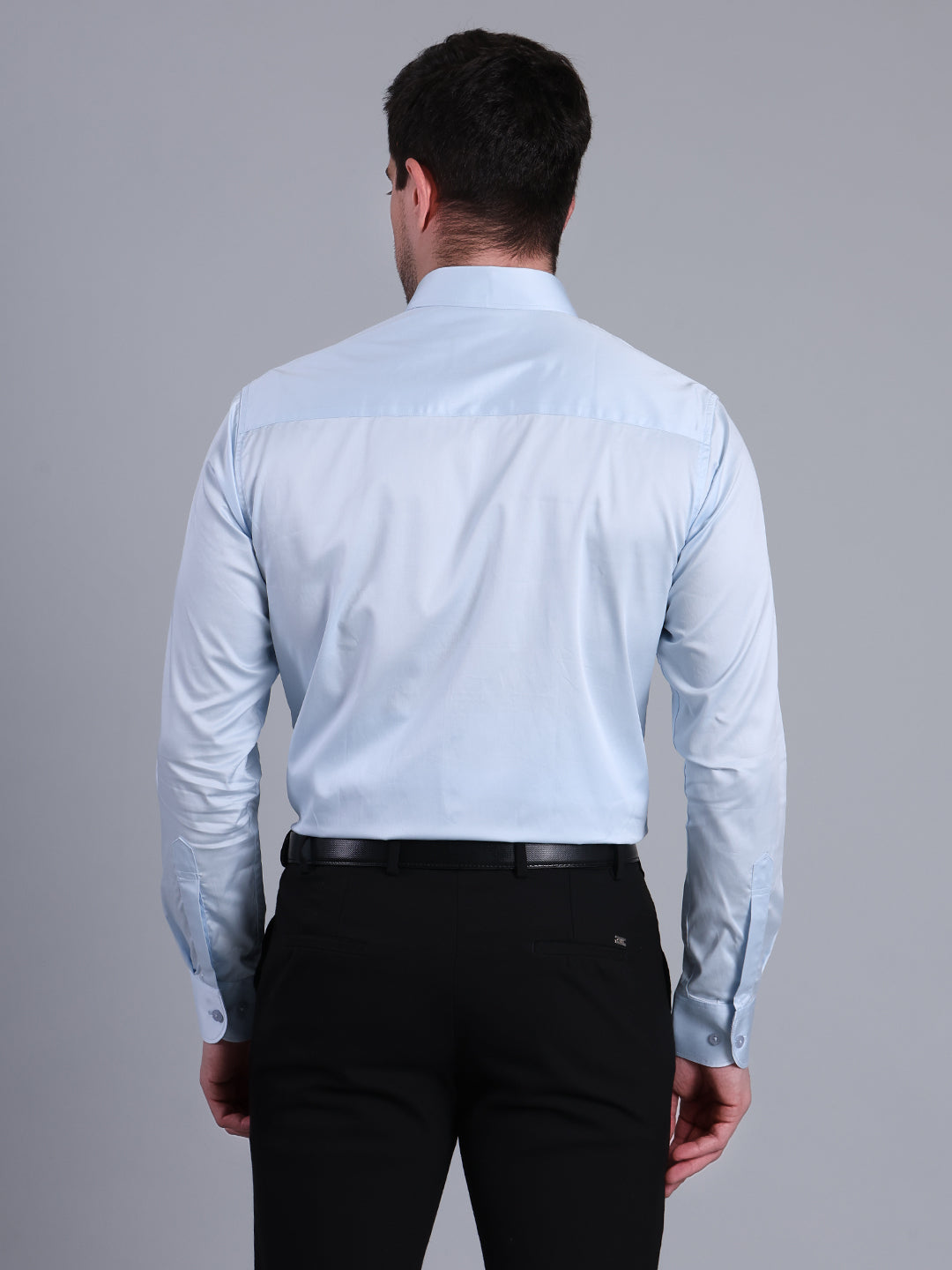 Stylox Men’s Slim Fit Satin Shirt | Premium Solid Formal Shirt for Office & Party Wear | Full Sleeve Smooth Finish Shirt - Stylox