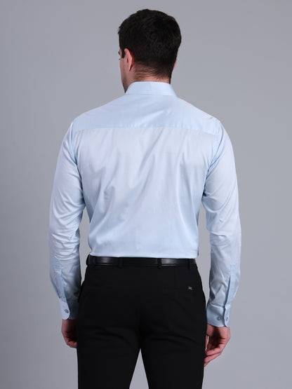 Stylox Men’s Slim Fit Satin Shirt | Premium Solid Formal Shirt for Office &amp; Party Wear | Full Sleeve Smooth Finish Shirt