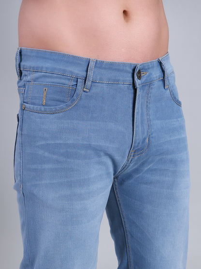 Stylox Men’s Comfort Fit Mid-Rise Jeans