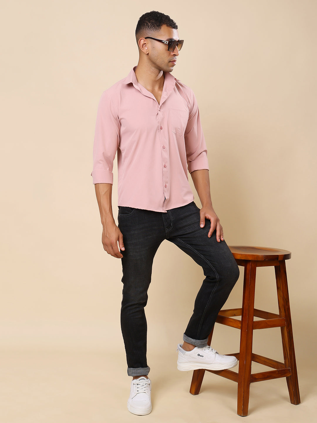 Stylox Men's Regular Fit Cotton Blend Shirt | Casual & Party Wear - Stylox