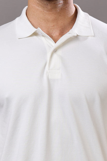 Stylox Men’s Polo Collar Solid T-Shirt - Soft, Breathable &amp; Everyday Wear
