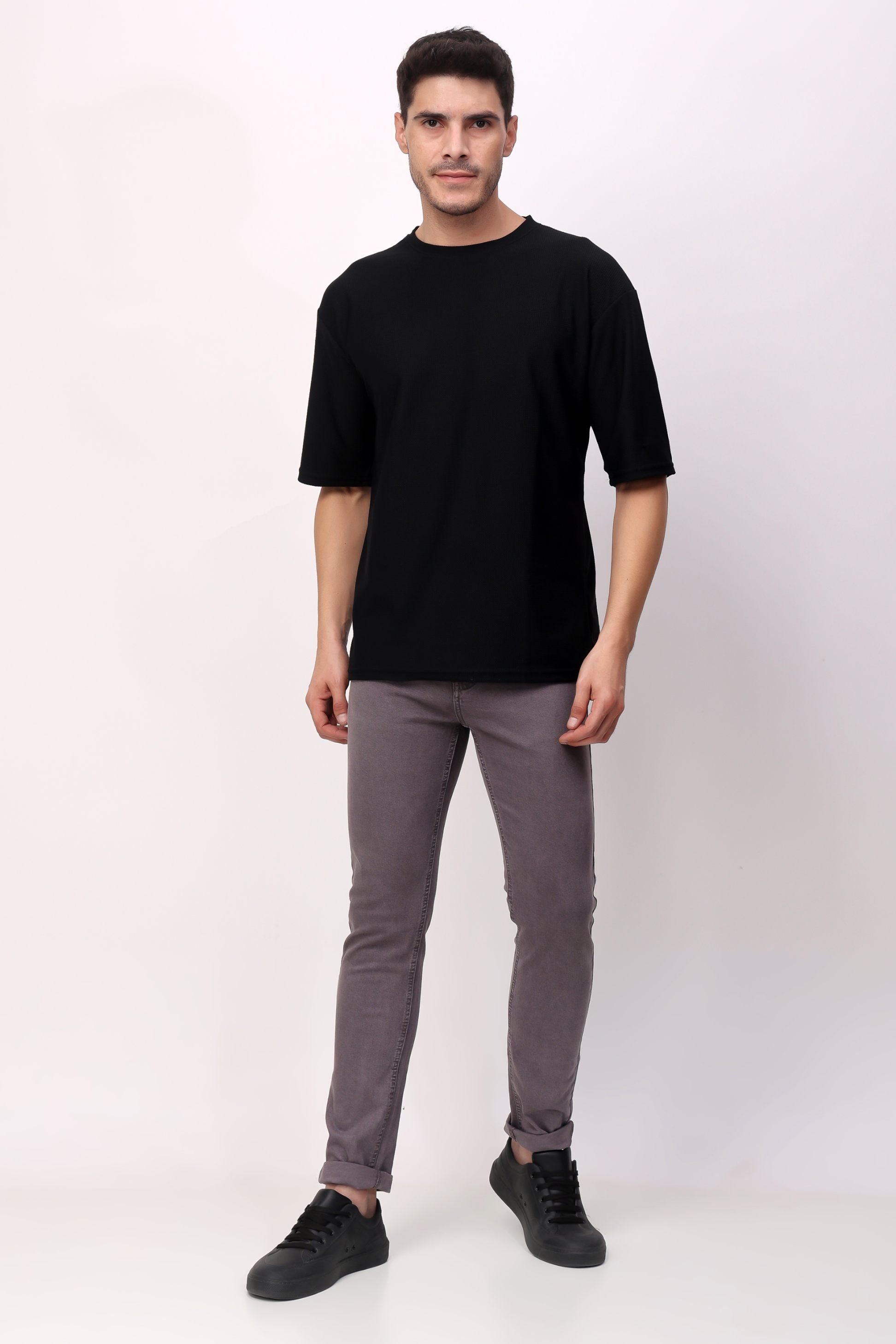 Stylox Men Slim Fit Jeans - Mid Grey - 5610-10886 - Stylox