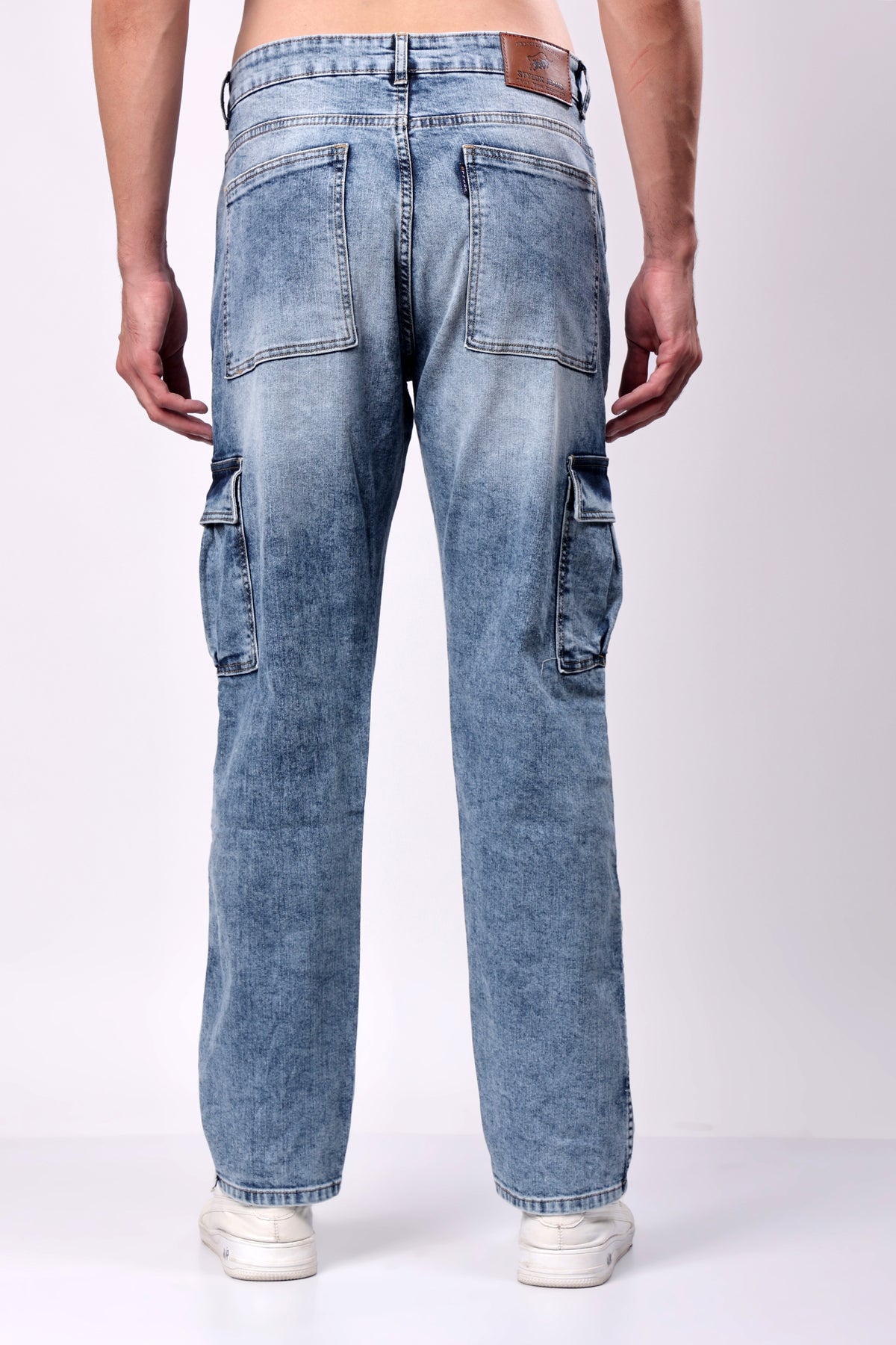 Stylox Men’s Relaxed Fit Denim Jeans - Light Blue - 5170-11133 - Stylox