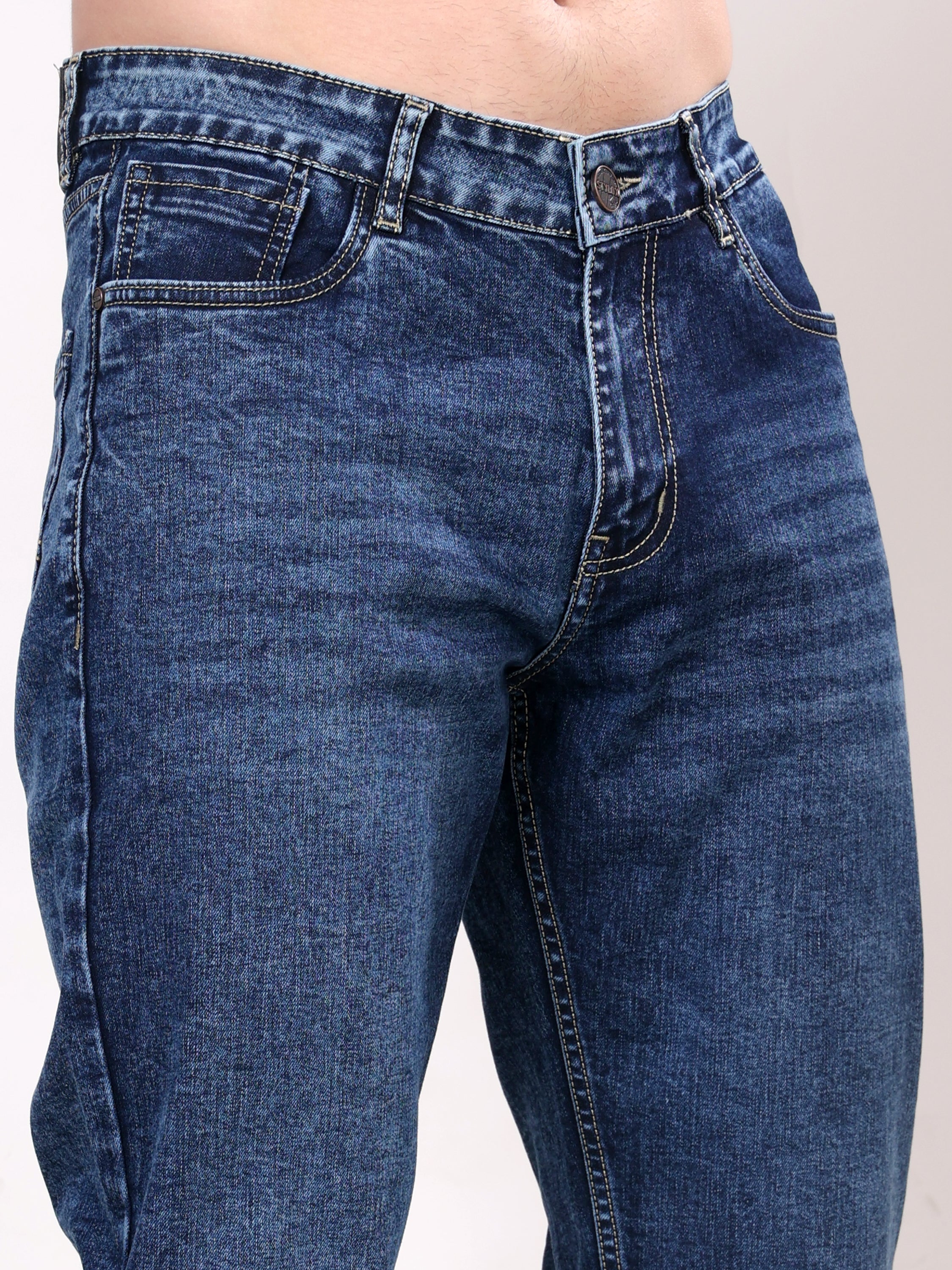 Stylox Men's Slim Fit Stretchable Denim Jeans