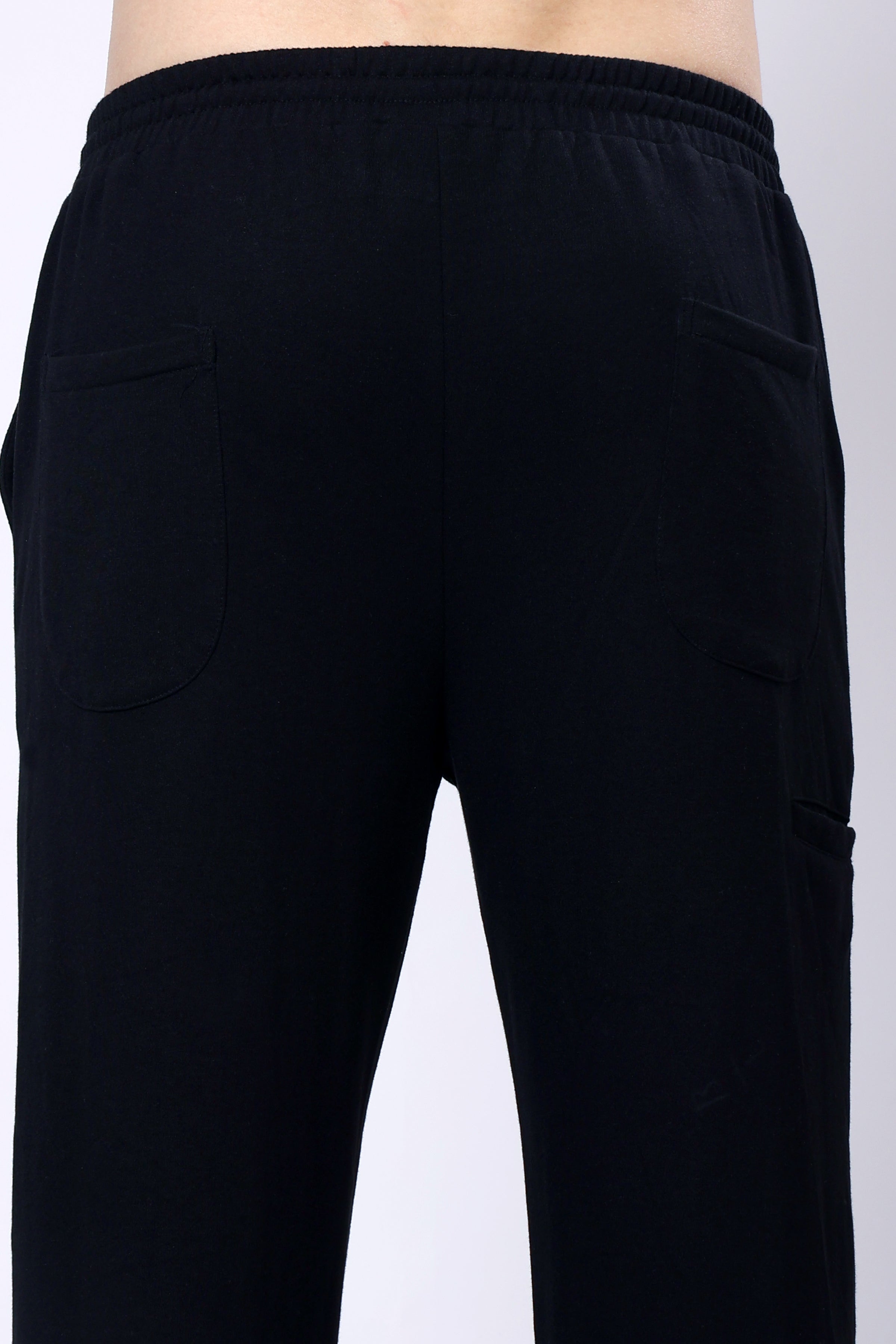 Stylox Men’s Regular Fit Terry Fabric Trackpant with Drawstring Waist-Cream - Stylox