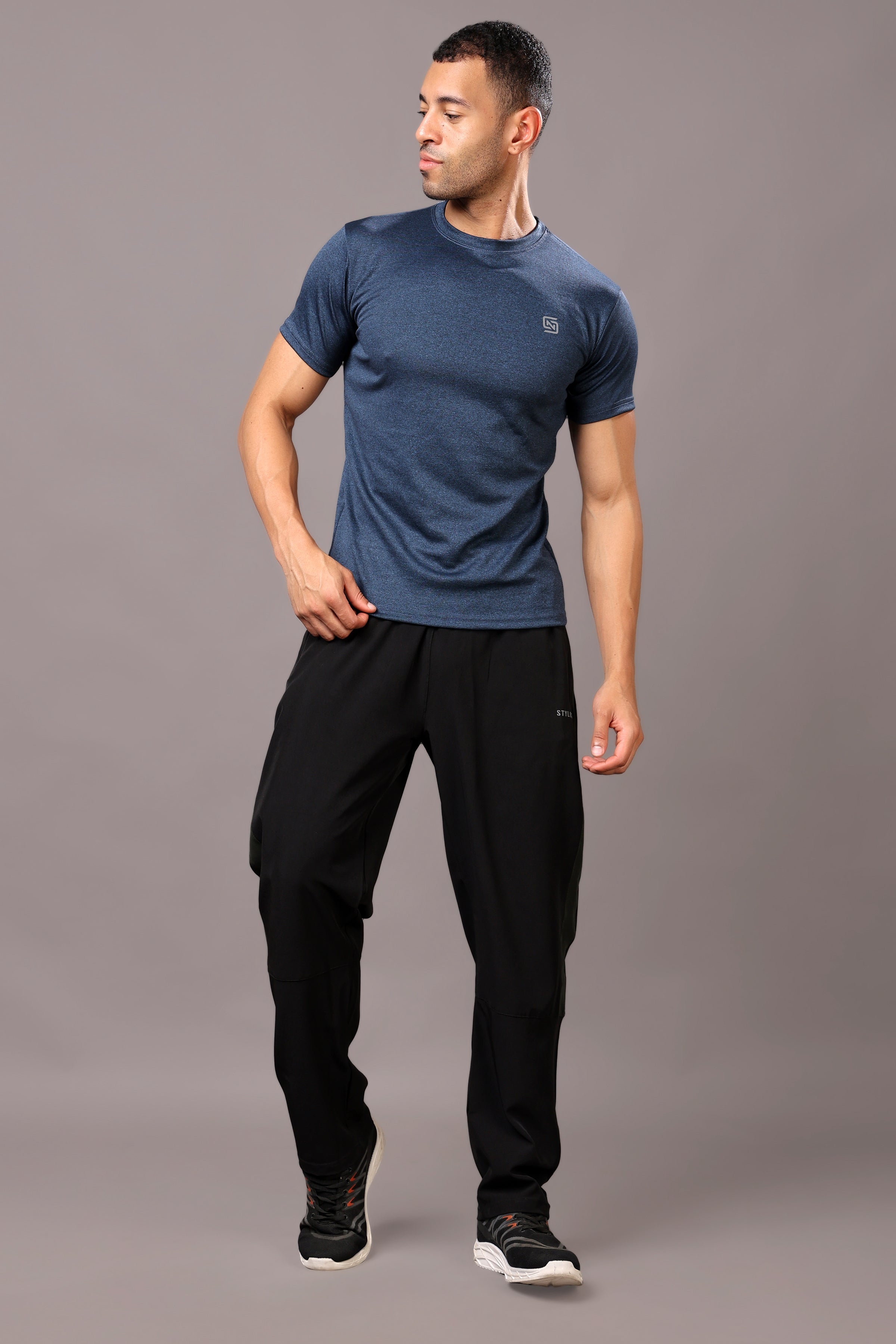 Stylox Classic Men’s Trackpants with Elastic Waist & Side Pocket