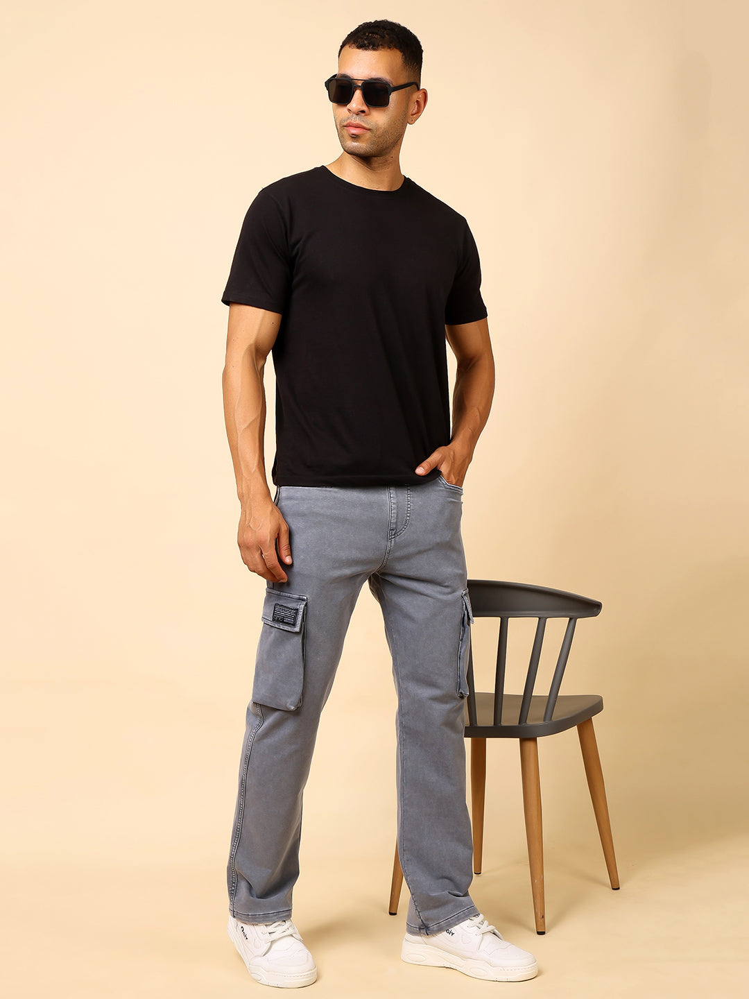 Stylox Comfort Fit Cargo Pants for Men Modern Casual Wear