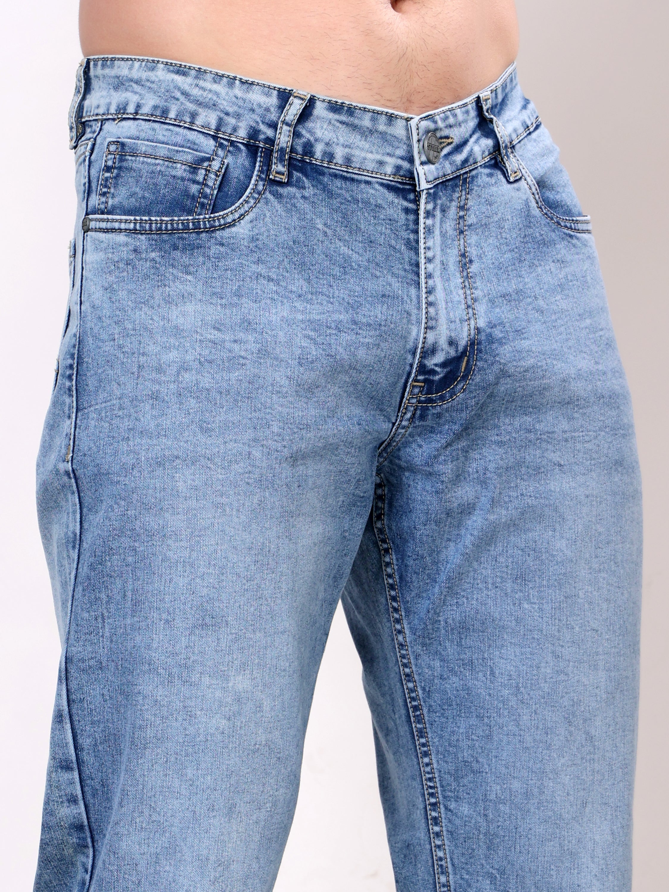 Stylox Men's Slim Fit Stretchable Denim Jeans