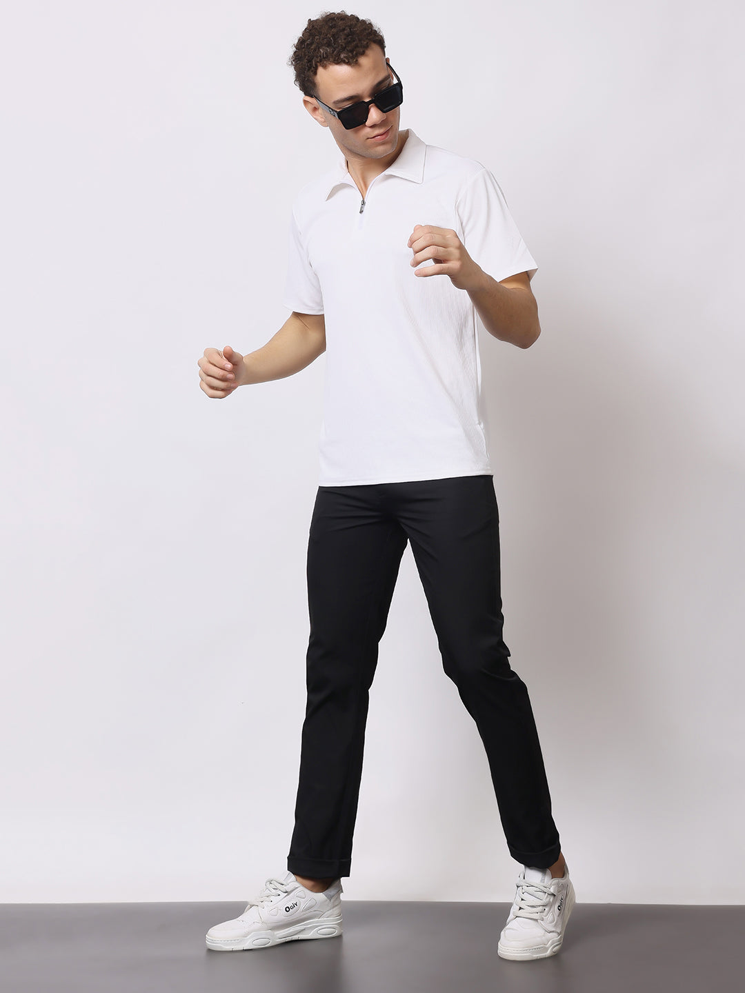 Stylox Men’s Premium Regular Fit Stretch Trousers – Formal & Casual Pants | Wrinkle-Free Office Wear - Stylox