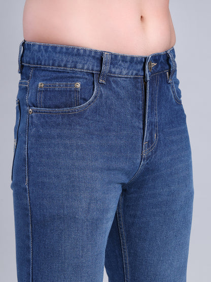 Stylox Men’s Relaxed Fit Mid-Rise Denim Jeans