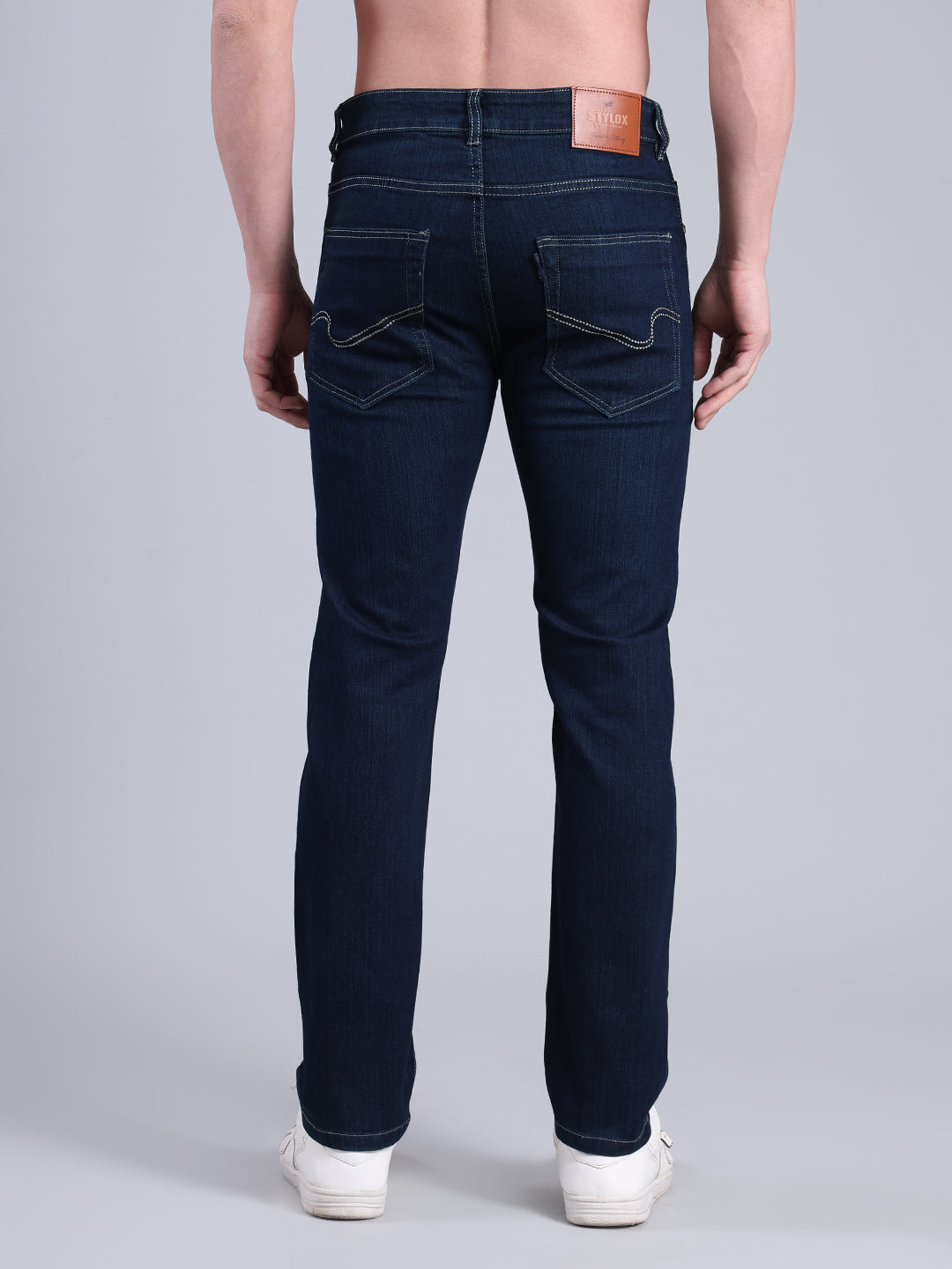 Stylox Men’s Slim Fit Jeans | Mid Rise Stretch Denim with Clean Wash for Everyday Style