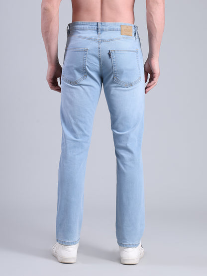 Stylox Men’s Slim Fit Jeans | Mid Rise Stretch Denim with Clean Wash for Casual &amp; Smart Wear