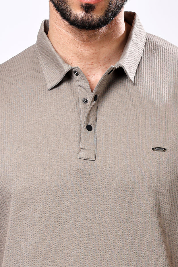 Stylox Solid Polo T-Shirt For Men
