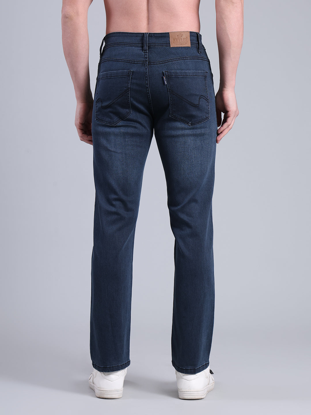 Stylox Men’s Straight Fit Jeans | Classic Denim Jeans for Men | Mid-Rise Everyday Casual Wear Jeans
