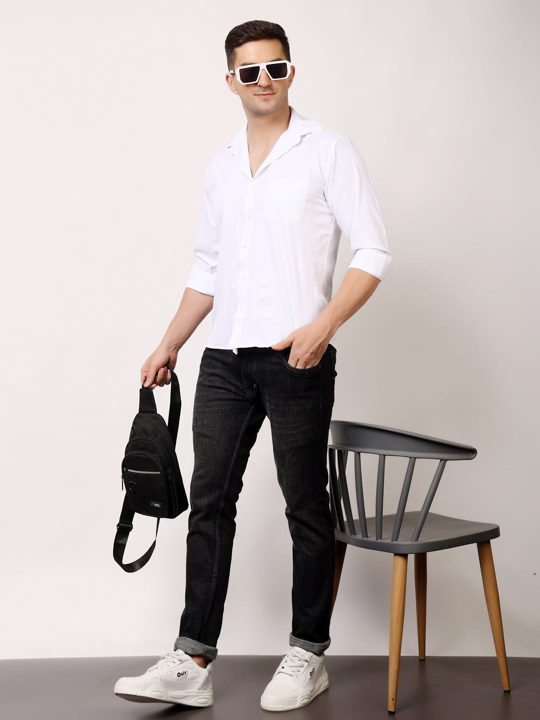 Stylox Men's Regular Fit Cotton Blend Shirt | Casual & Party Wear - Stylox