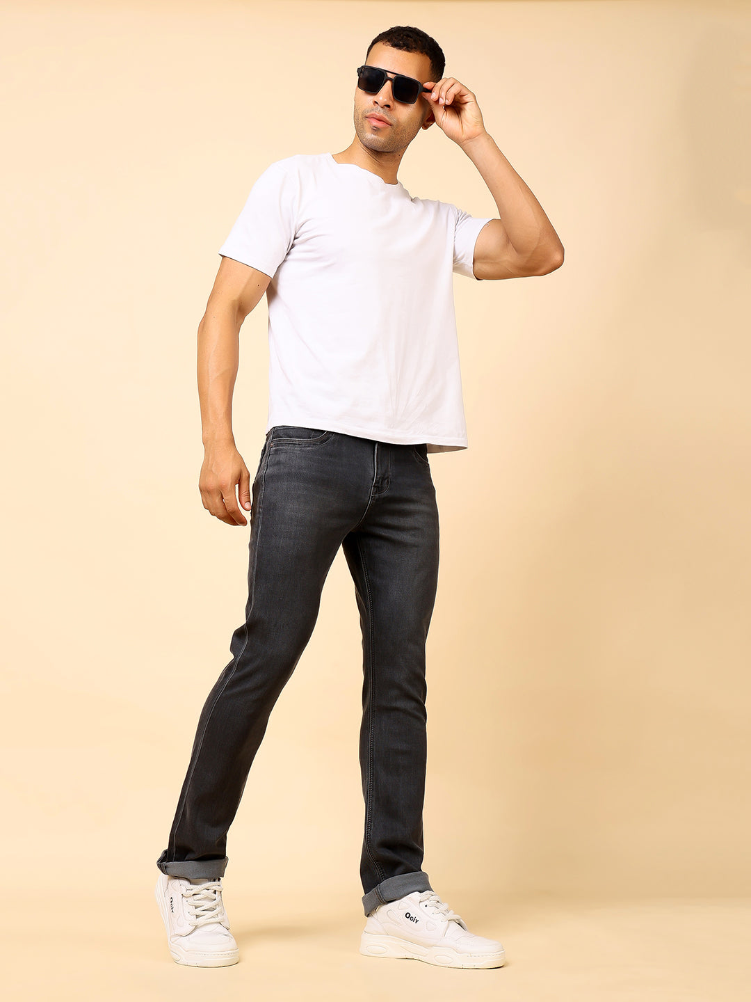 Stylox Men’s Bootcut Fit Mid-Rise Denim Jeans - Stylox