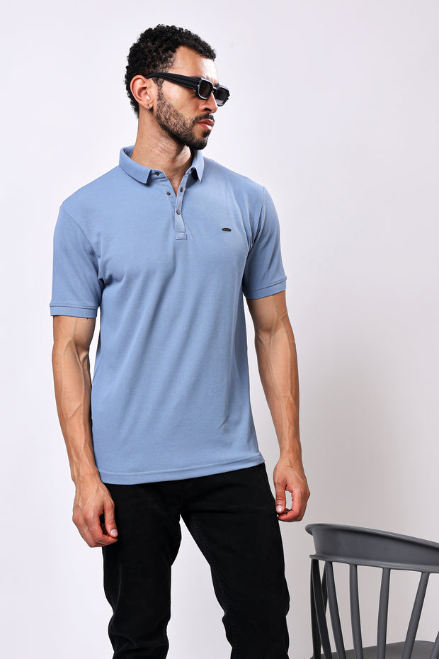 Stylox Solid Polo T-Shirt For Men