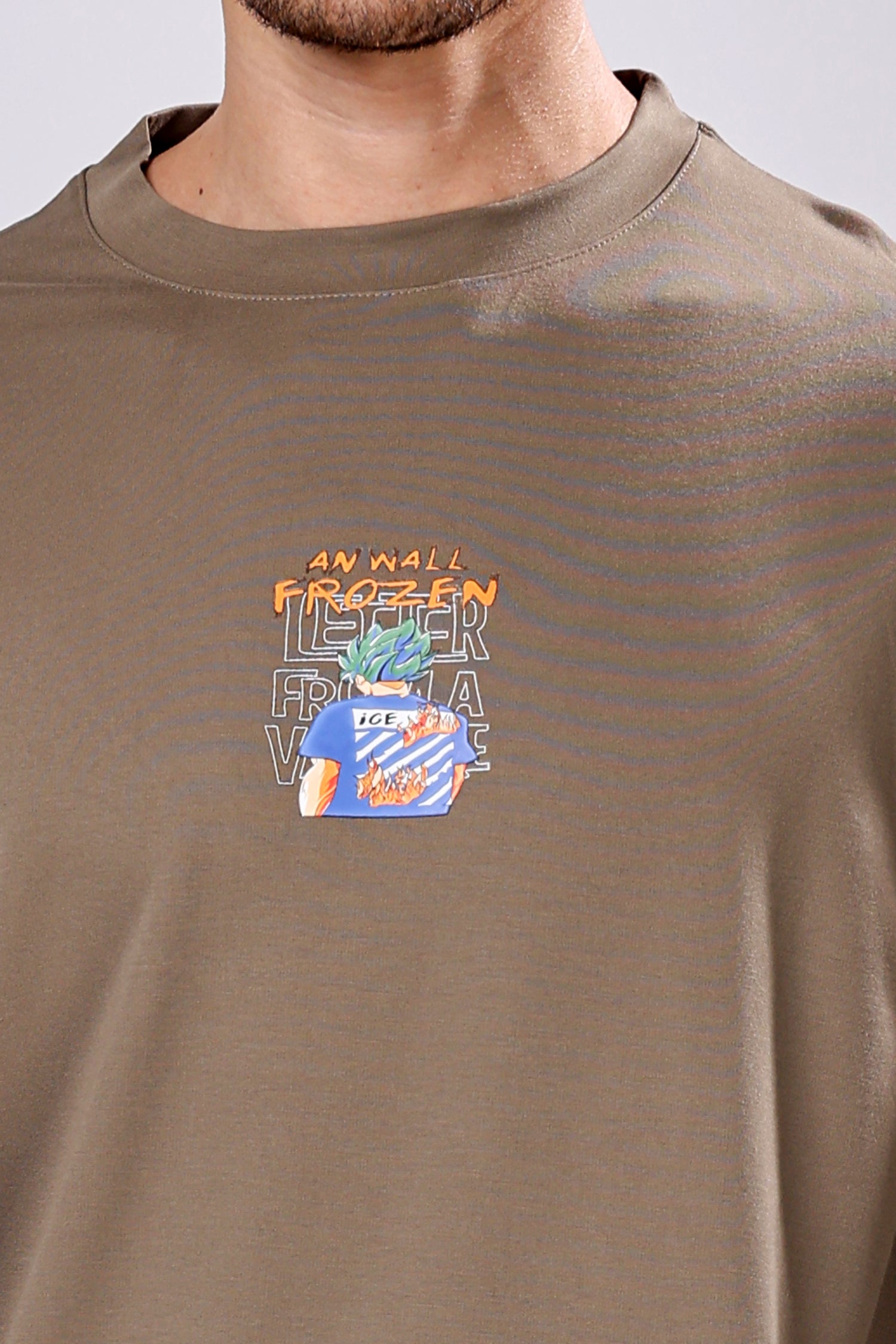 Stylox Men’s Oversized Round Neck Half Sleeve Back Printed T-Shirt | Premium Cotton Loose Fit Graphic Tee for Streetwear &amp; Casual Style