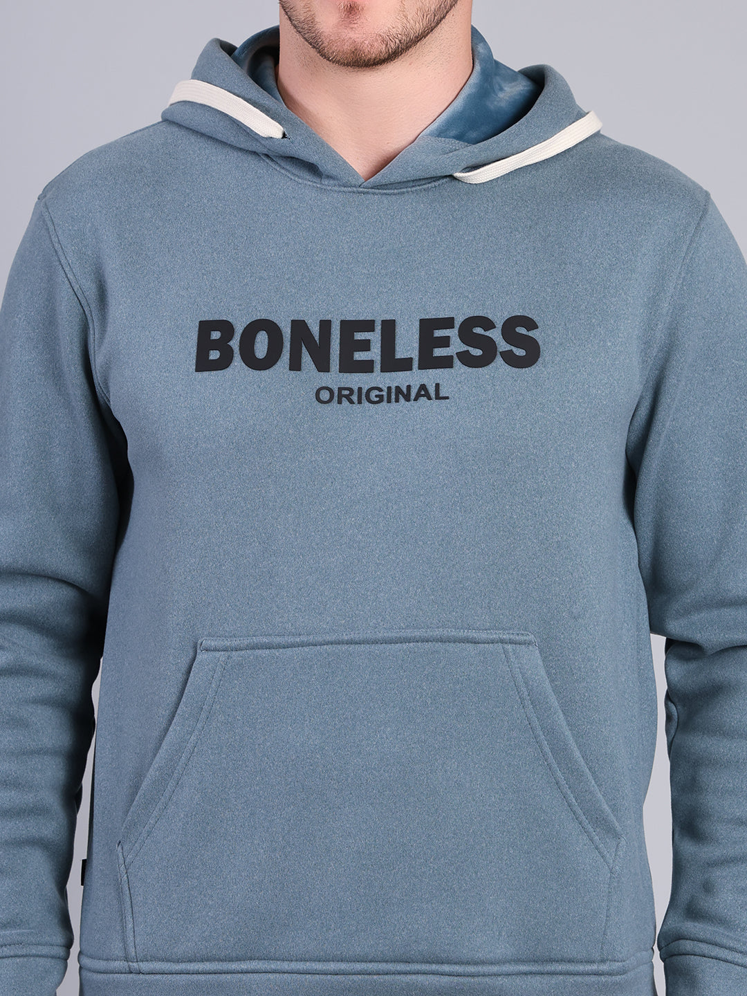 Stylox Men’s Winter Hooded Sweatshirt | Printed Pullover Hoodie with Kangaroo Pocket | Warm Casual Wear