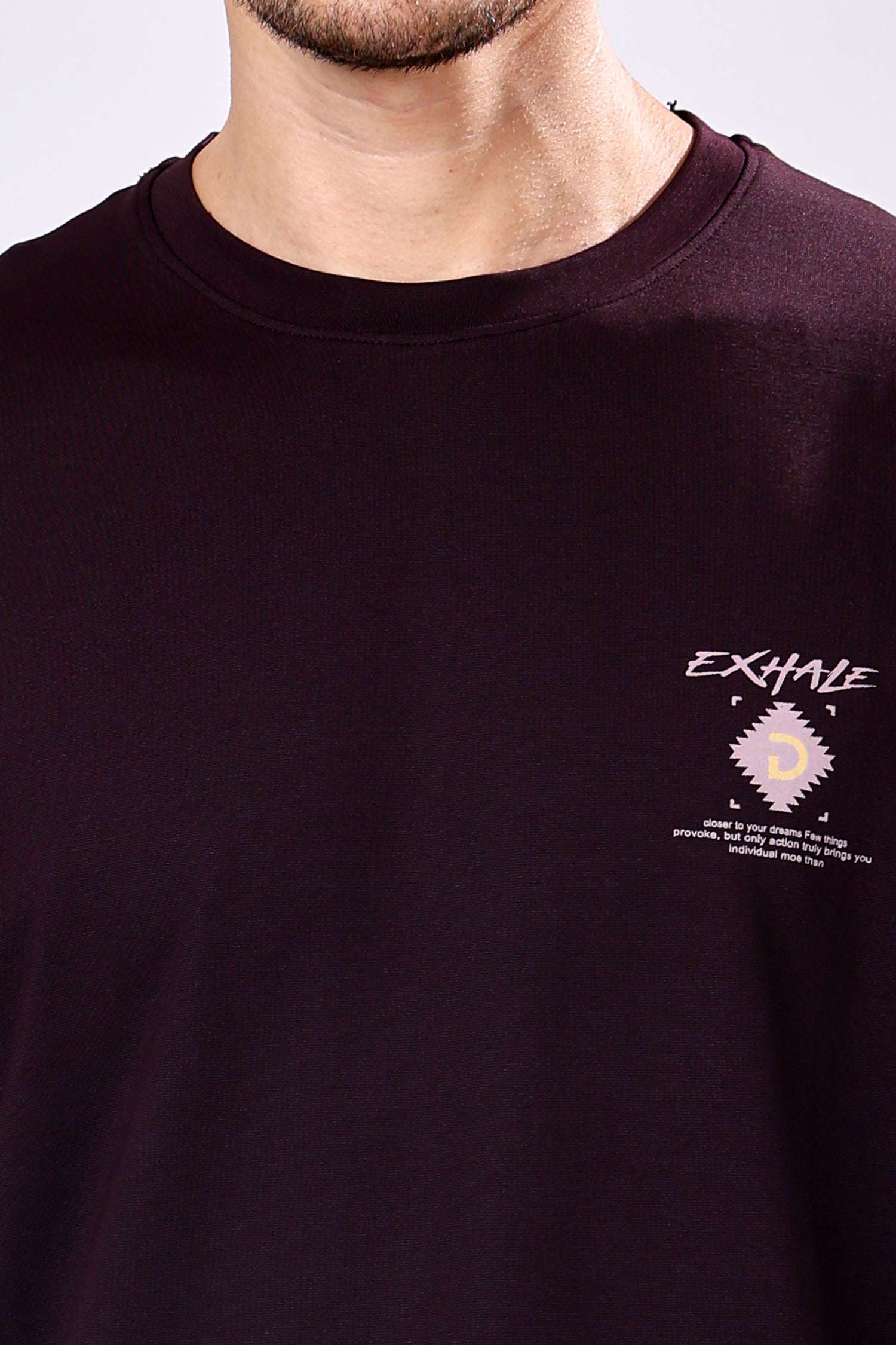 Stylox Men’s Oversized Round Neck Half Sleeve Back Printed T-Shirt | Premium Cotton Loose Fit Graphic Tee for Streetwear