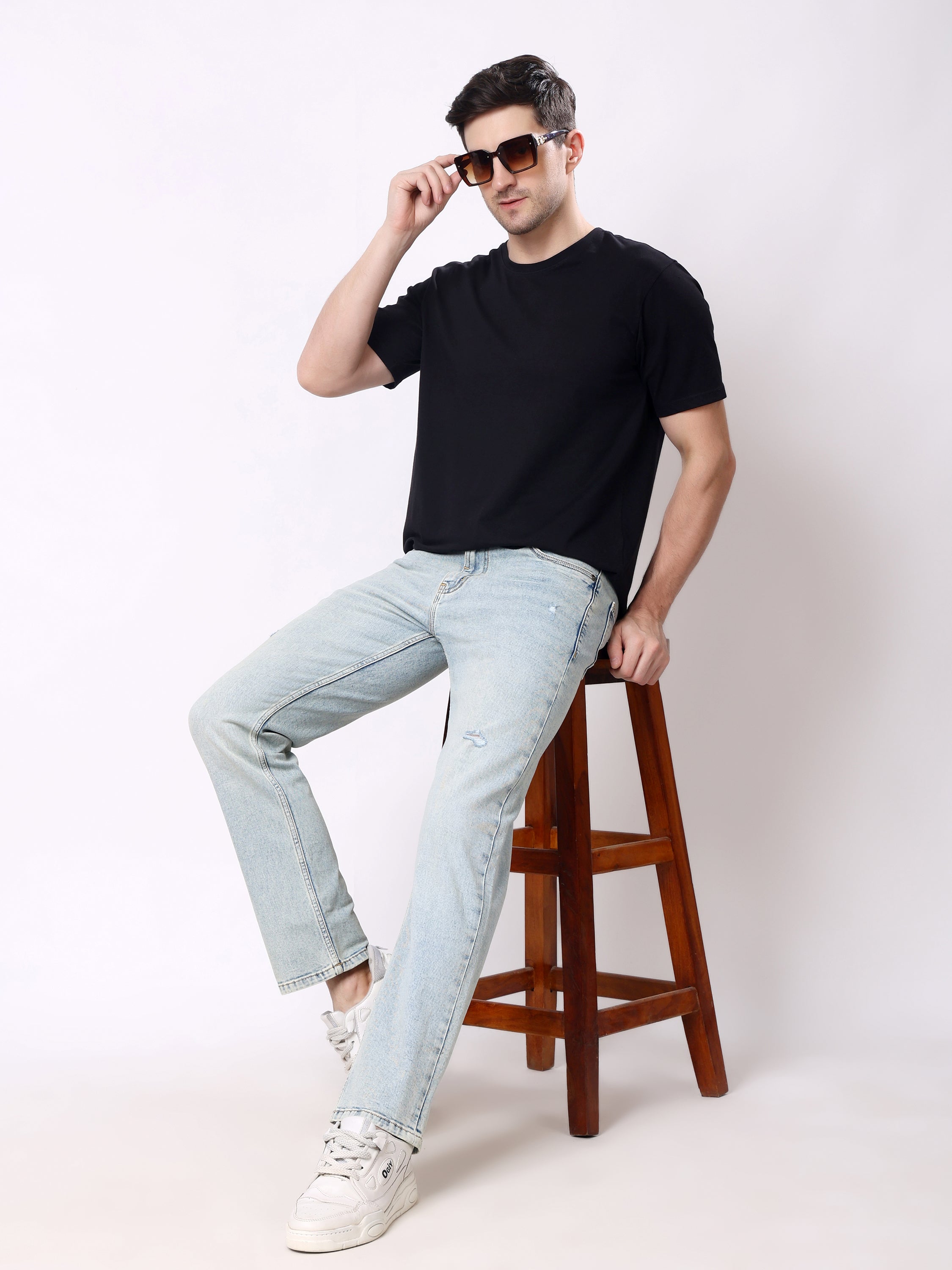 Stylox Men’s Stretchable Comfort Fit Denim Jeans - Stylox