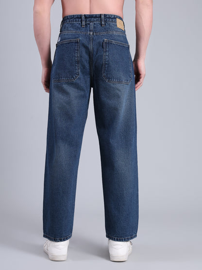 Stylox Men’s Loose Fit Straight Leg Denim Jeans