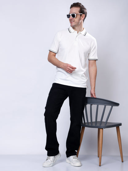 Stylox Men’s Mid-Rise Comfort Fit Stretchable Mid Grey Denim Jeans - Stylox