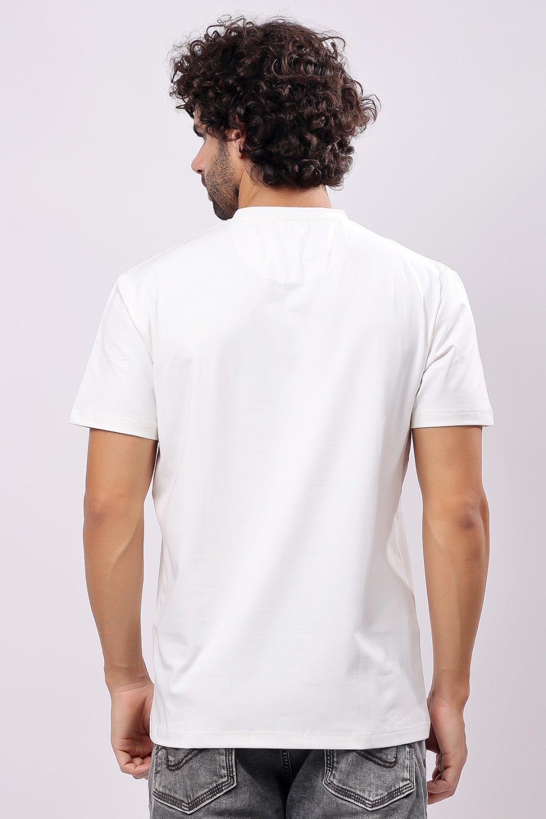 STYLOX MEN CREW NECK PRINTED T-SHIRT - Stylox
