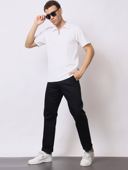 Stylox Men’s Premium Straight Fit Cotton Trousers – Casual &amp; Office Wear Pants - Stylox