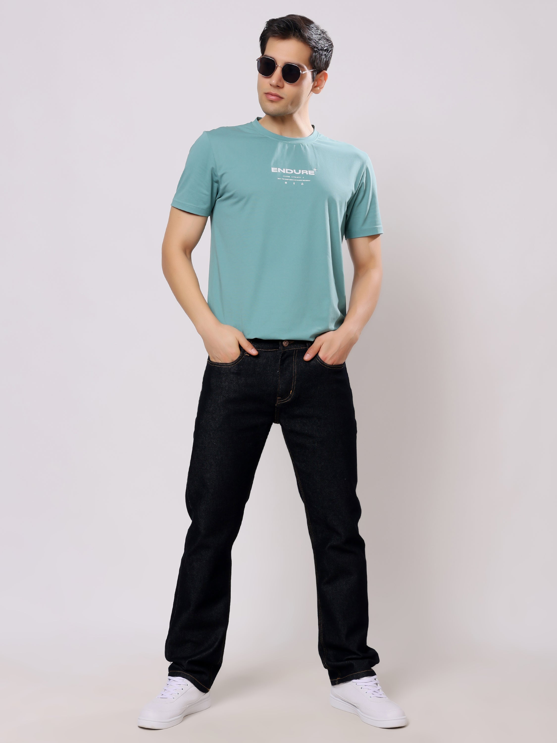 Stylox Men’s Comfort Fit No-Fade Stretchable Denim Jeans