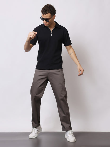 Stylox Men’s Premium Straight Fit Cotton Trousers – Casual &amp; Office Wear Pants - Stylox