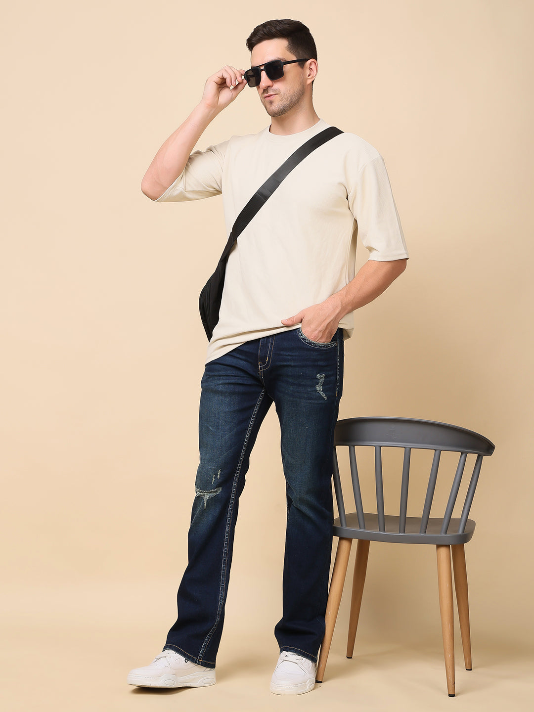Stylox Men’s Bootcut Fit Jeans – Classic Flared Denim with Modern Comfort - Stylox