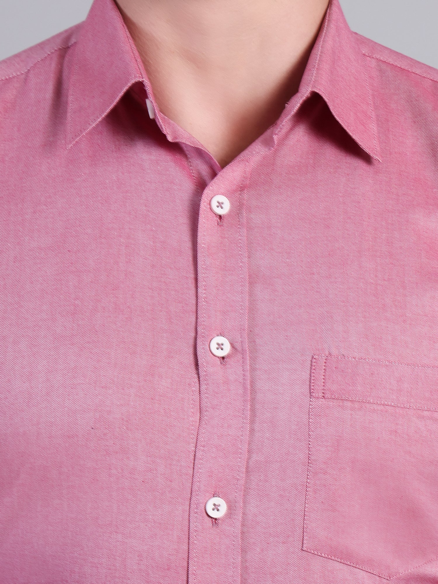 Stylox Men’s Regular Fit Red Solid Full Sleeve Casual Shirt - Stylox